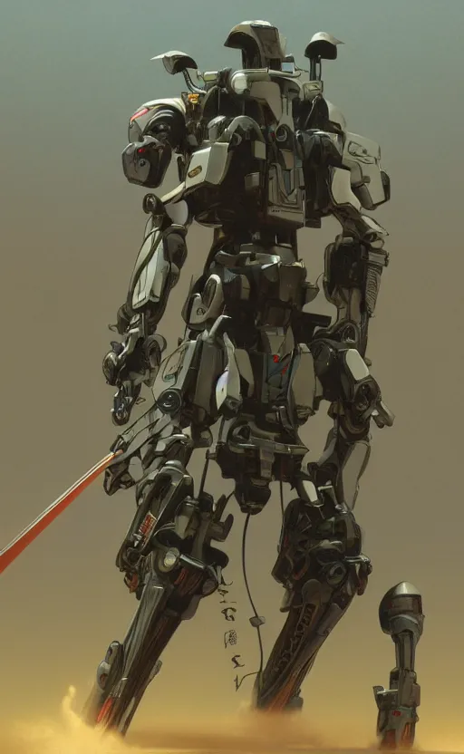 Prompt: full body concept art of a mech space samurai with jet pack and thin mech wings, hovers above ground, dust swirls under him, realistic, cinematic, atmospheric, sci - fi movie character, octane render, by moebius, alphonse mucha, roger deakins, masamune shirow