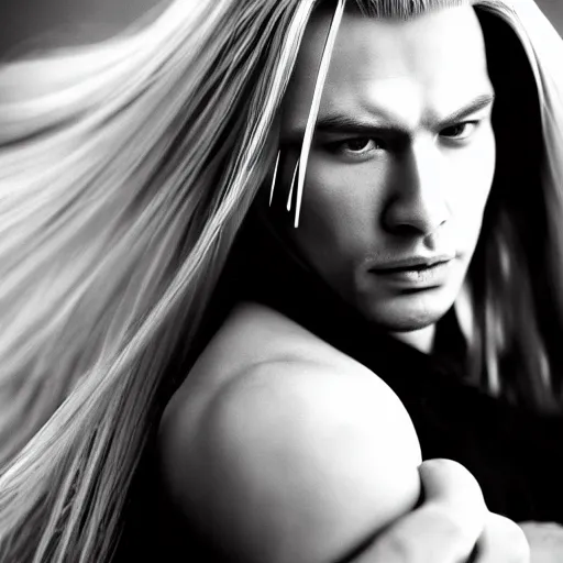 Image similar to A photo of sephiroth, award winning photography, f/22, 35mm, 2700K, perfect faces.