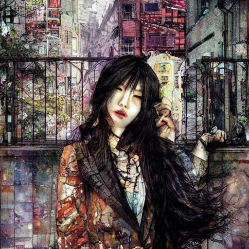 Prompt: Lee Jin-Eun by John Salminen, rule of thirds, seductive look, beautiful