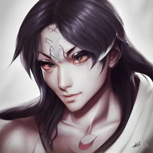 Image similar to The successful warrior is the average man, with laser-like focus, artwork by artgerm, anime, manga