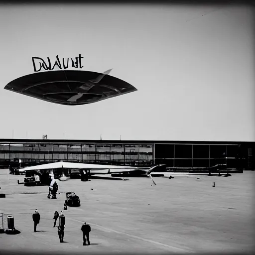 Image similar to Dadaist airport