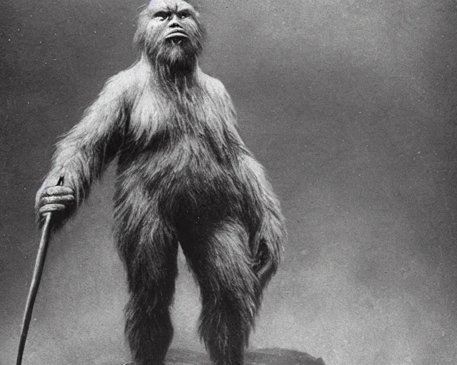 Image similar to 1880s sasquatch