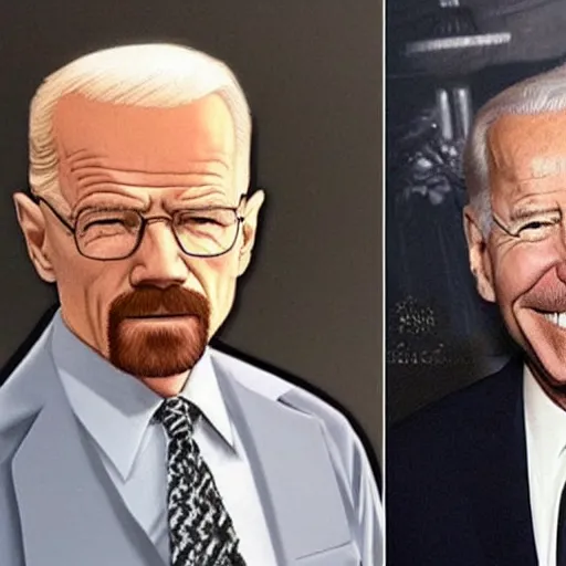 Image similar to walter white that looks like joe biden