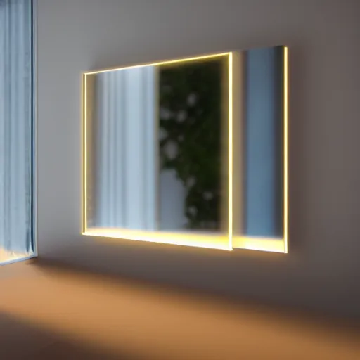 Image similar to a mirror reflection, octane render, natural light, Ray tracing reflection
