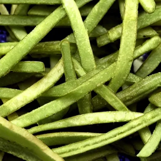 Image similar to green and blue fries