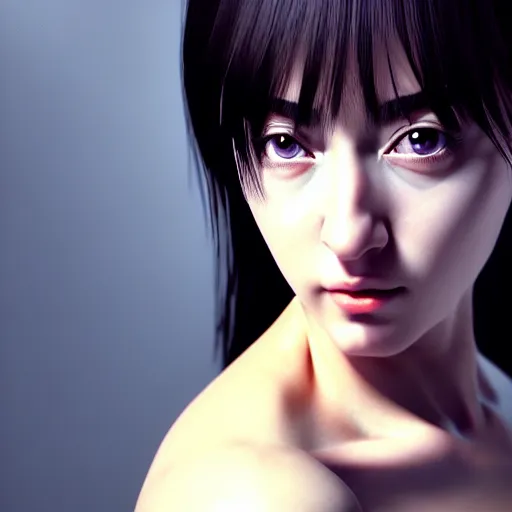 Prompt: hyperrealism photography computer simulation visualisation of parallel universe cgi anime scene with beautiful highly detailed woman by caravaggio