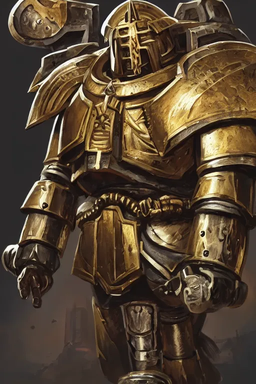 Image similar to armor portrait heros warhammer 4 0 k horus heresy fanart - the primarchs emperor by johannes helgeson animated with vfx concept artist & illustrator global illumination ray tracing hdr fanart arstation zbrush central hardmesh 8 k octane renderer comics stylized