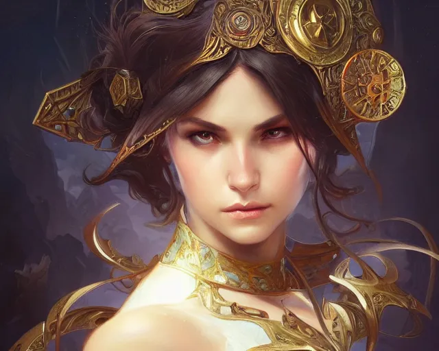 Image similar to photography of charles mellin, deep focus, d & d, fantasy, intricate, elegant, highly detailed, digital painting, artstation, concept art, matte, sharp focus, illustration, hearthstone, art by artgerm and greg rutkowski and alphonse mucha