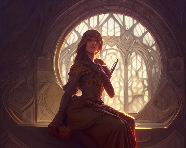 Image similar to photography of robert irwin, deep focus, d & d, fantasy, intricate, elegant, highly detailed, digital painting, artstation, concept art, matte, sharp focus, illustration, hearthstone, art by artgerm and greg rutkowski and alphonse mucha