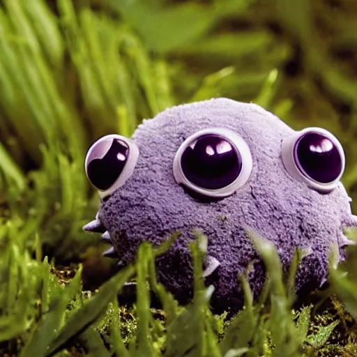 Prompt: national geographic professional photo of koffing, award winning