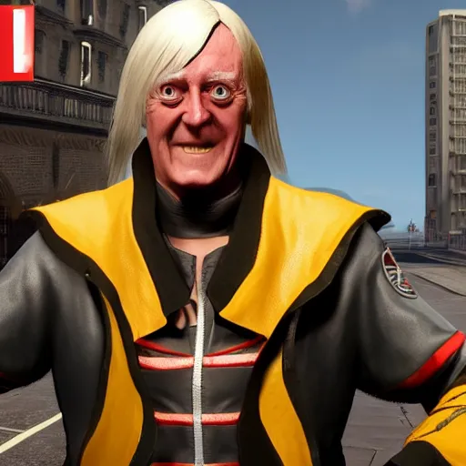 Prompt: jimmy savile as mortal kombat 1 1 game character, unreal engine, realistic,