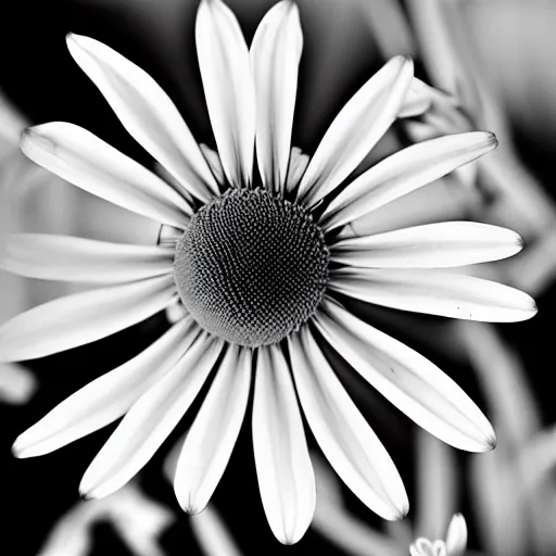 Image similar to a flower in infrared