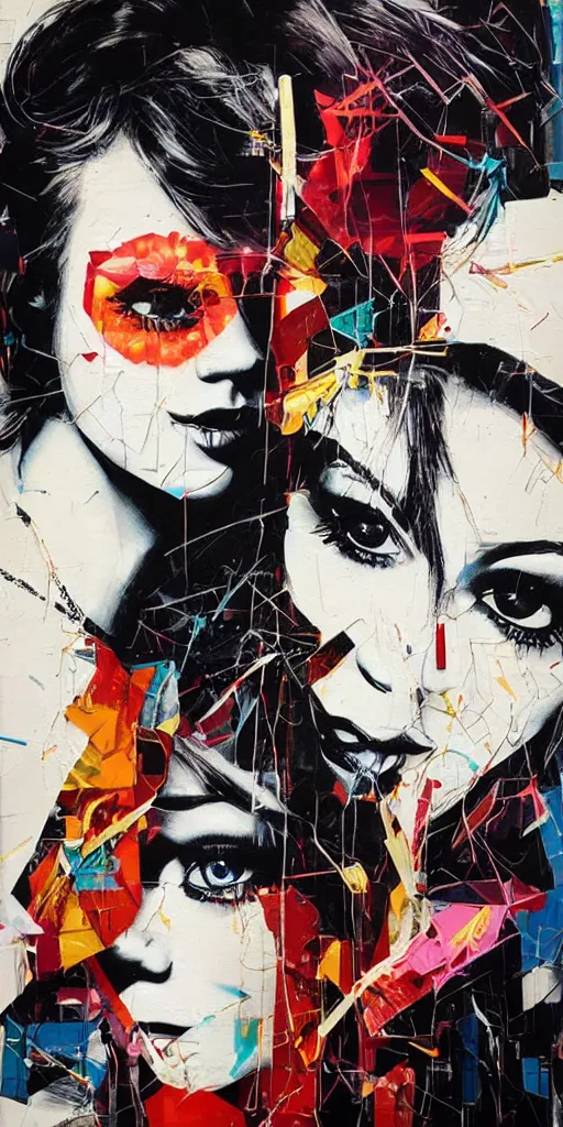 Prompt: oh, when i'm like this, you're the one i trust, 1 9 8 0's disco by sandra chevrier