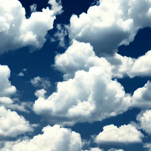 Prompt: puffy cloud wallpaper background 4 k