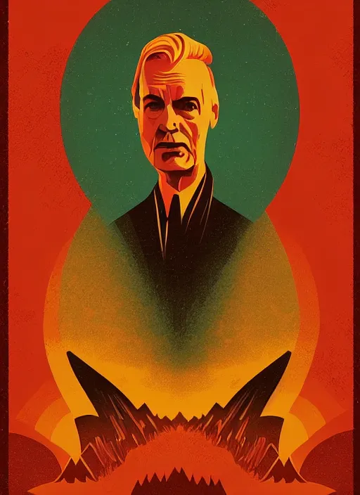 Prompt: twin peaks movie poster art by petros afshar