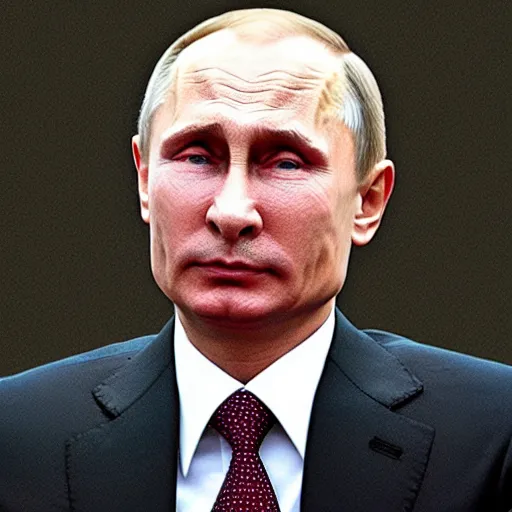 Image similar to Vladimir Putin is very sad, photograph