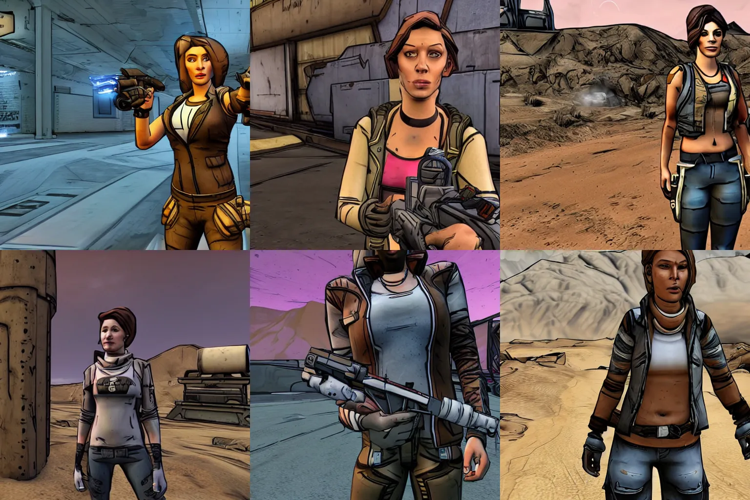 Prompt: abby anderson in borderlands