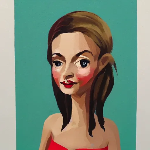 Image similar to hedgehog lady in the style of michael carson