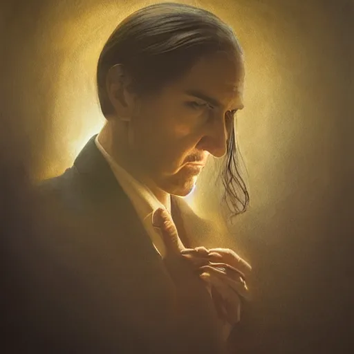 Image similar to dream theater, the count of tuscany regal aristocratic character portrait, mysterious atmospheric lighting, painted, intricate, volumetric lighting, beautiful, rich deep colours masterpiece, golden hour, golden ratio, sharp focus, ultra detailed, by leesha hannigan, ross tran, thierry doizon, kai carpenter, ignacio fernandez rios