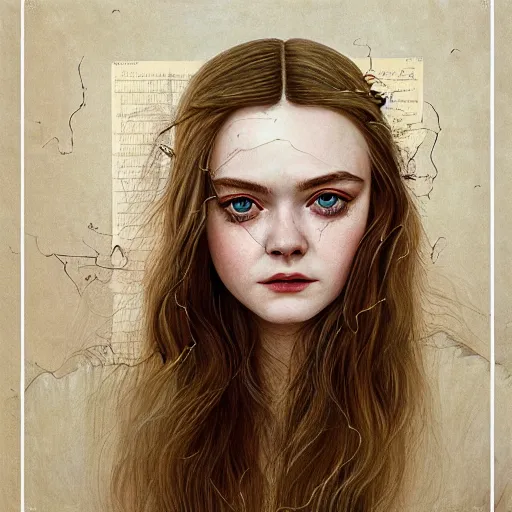 Prompt: professional painting of Elle Fanning in Santorini in the style of Conrad Roset and Dino Valls, head and shoulders portrait, symmetrical facial features, smooth, sharp focus, illustration, intricate, stormy weather, extremely detailed masterpiece,