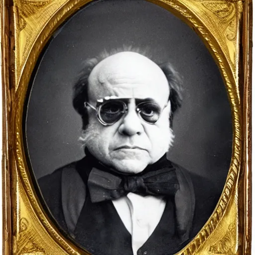 Image similar to portrait photograph of Danny DeVito as a Civil War confederate general