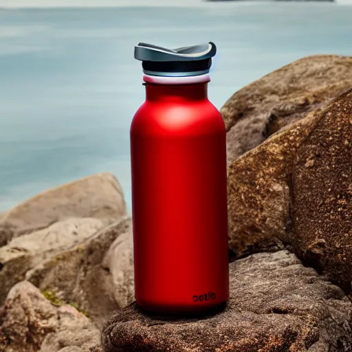 Image similar to The water bottle, made by Apple, product photography