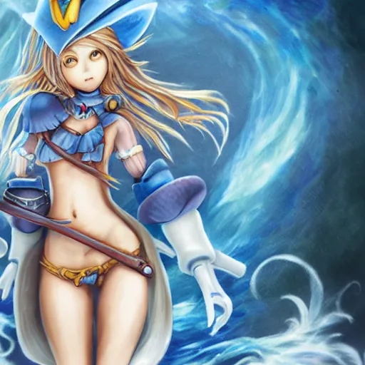 Image similar to vivi ornitier from final fantasy 9,