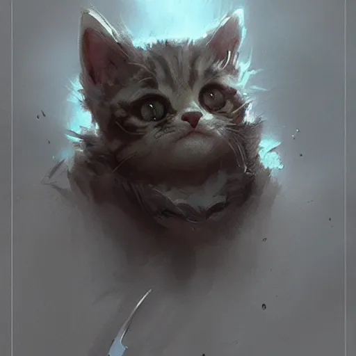 Image similar to Kitten, Greg rutkowski, Trending artstation ,cinematic