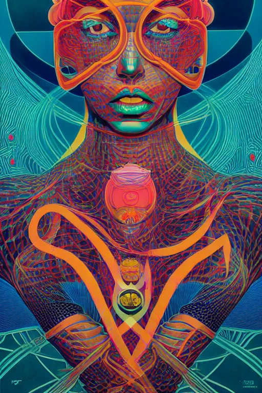 Image similar to portrait of godel's incompleteness theorem, by tristan eaton, victo ngai, peter mohrbacher, artgerm,