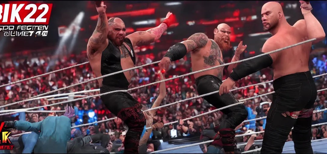 Image similar to WWE 2K23 gameplay reveal trailer 4K60 HDR