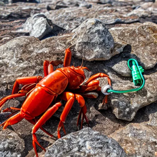 Image similar to crayfish with a whistle on the mountain