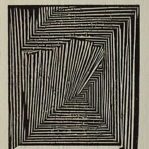 Image similar to woodcut nominal the diagonal synthies