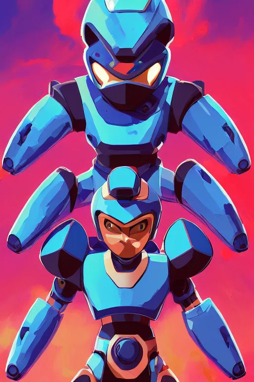 Image similar to robot ninja mask helmet megaman x zero rockman 2 0 2 2 switch game boss legacy collection fanart artsation, art gta 5 comics, behance hd by jesper ejsing, by rhads, makoto shinkai and lois van baarle, ilya kuvshinov, rossdraws global illumination ray tracing