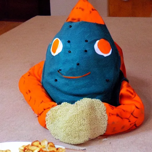 Image similar to Nemo dressed as a potato