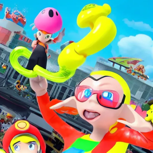 Image similar to big man splatoon 3