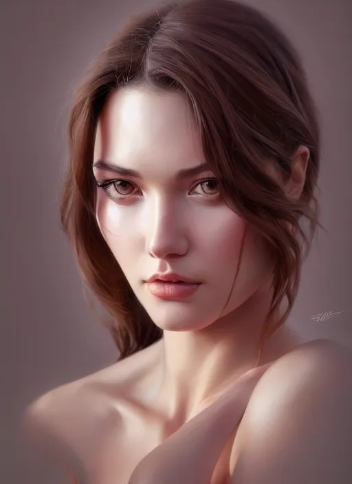 Image similar to high angle photo of a gorgeous young woman in the style of stefan kostic, realistic, sharp focus, 8 k high definition, insanely detailed, intricate, elegant, art by stanley lau and artgerm