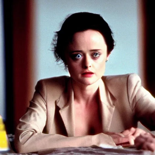 Prompt: Alexis Bledel in Twin Peaks (1990)