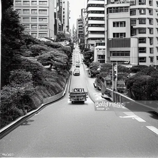 Image similar to Tokyo's Lombard Street In 1975,