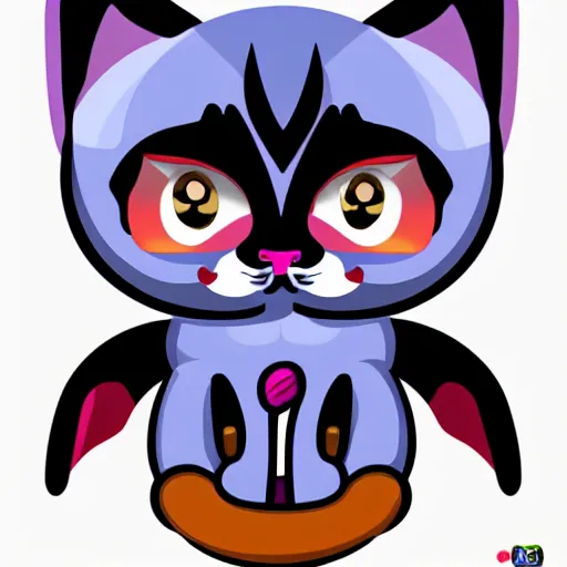 Image similar to Evil emperor kitten, sticker, highly detailed, colorful, illustration, smooth and clean vector curves, no jagged lines, vector art, smooth