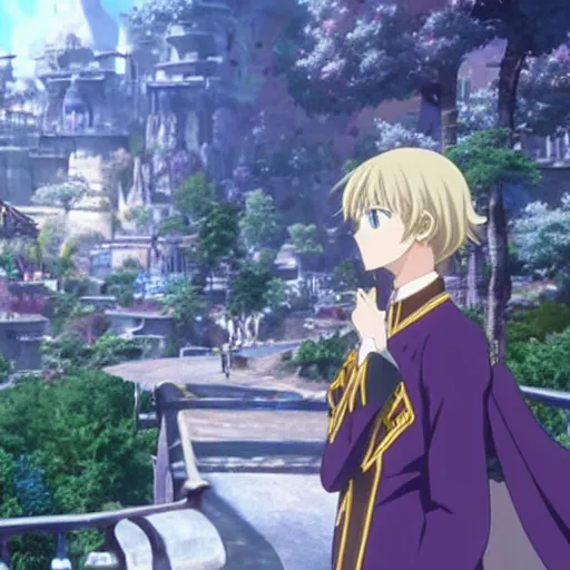 Image similar to a still of silvermoon city, in violet evergarden ( 2 0 1 8 )