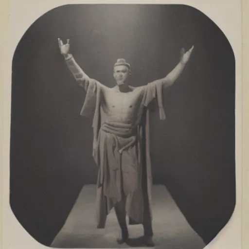 Image similar to 3 5 mm photo of neville goddard as god, old photo