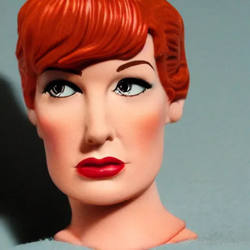 Prompt: Funco POP of Joan Holloway of the TV Show Mad Men