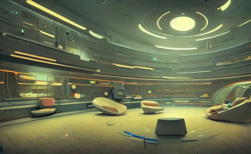 Image similar to Interior shot of a futuristic Hospital by Petros Afshar and Beeple, James Gilleard, Mark Ryden, Wolfgang Lettl highly detailed