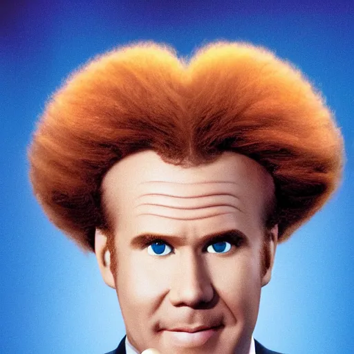 Image similar to will Ferrell as megamind