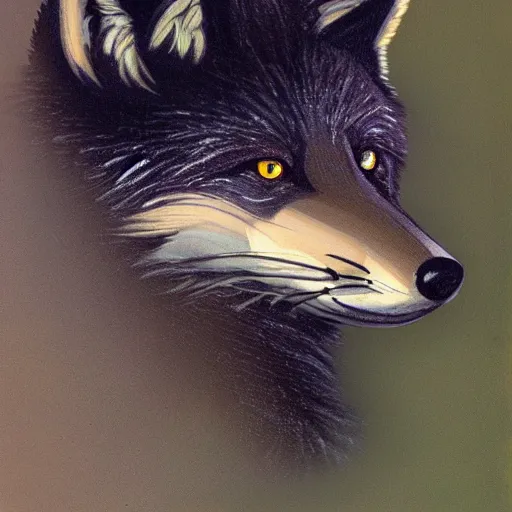 Image similar to black fox