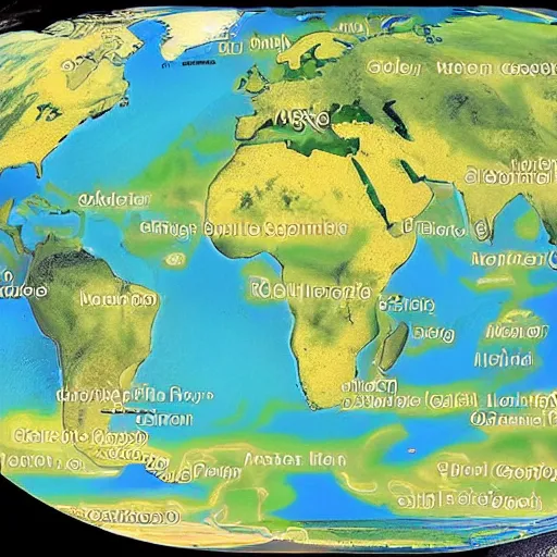 Image similar to this is a land on an unforgiving world of churning oceans and jagged coastlines. every habitable island is situated somewhere along the planet's equator where the weather is still volatile but more hospitable than any points to the north or south