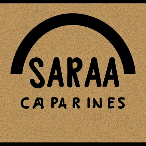 Prompt: Sahara comics logo for a publishing Company, minimalist