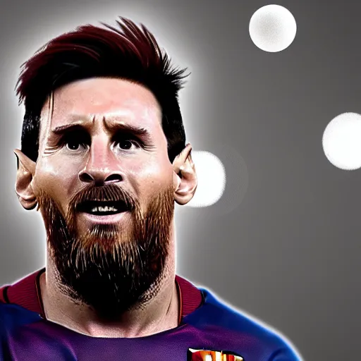 Image similar to Lionel Messi as an Avenger, Hyper realistic 8k