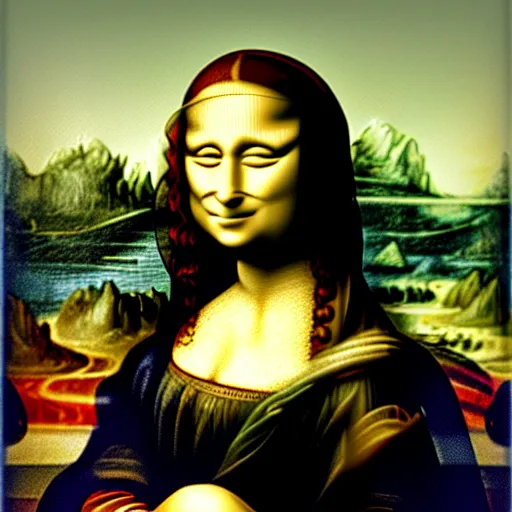 Prompt: Mona Lisa paint by Picasso