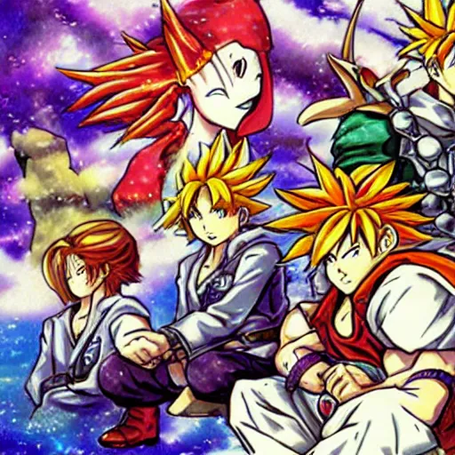 Image similar to Chrono Trigger SNES anime art